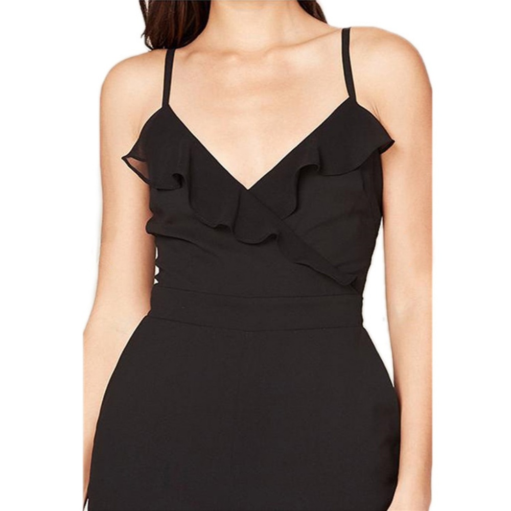 Sleeveless V Neck Sexy Siamese trousers - Picture 4 of 8